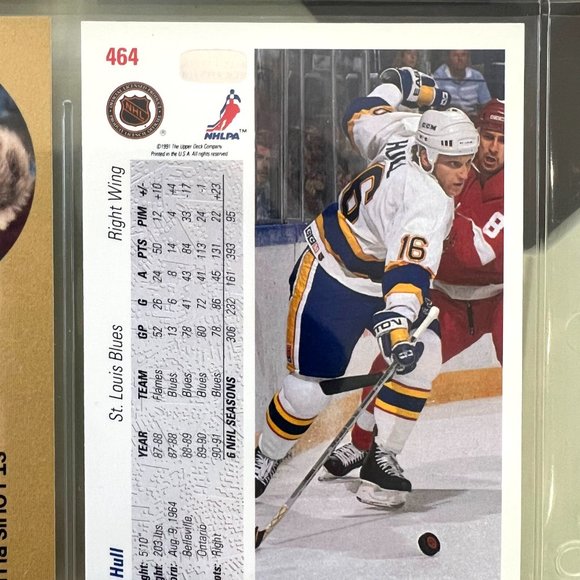 Brett Hull 15 Various NHL Hockey Cards from 1990 to 1995! - Picture 8 of 10